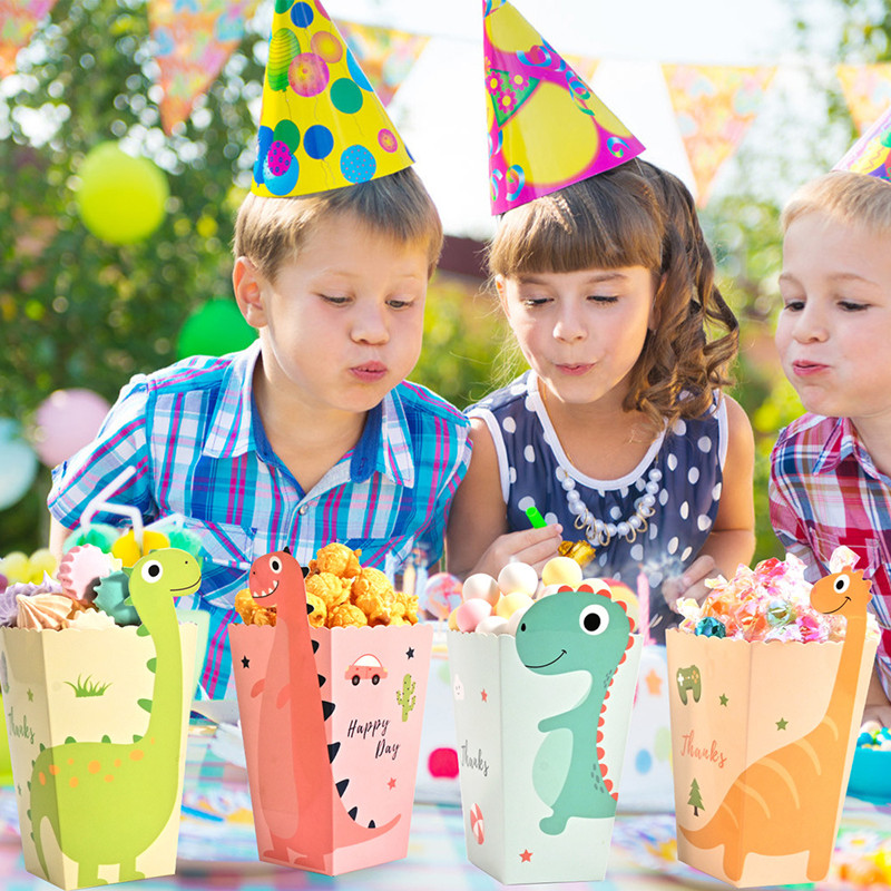 4 Adet Karikatür Dinozor Kutul - Event Party Box incelemesi ve fiyatı