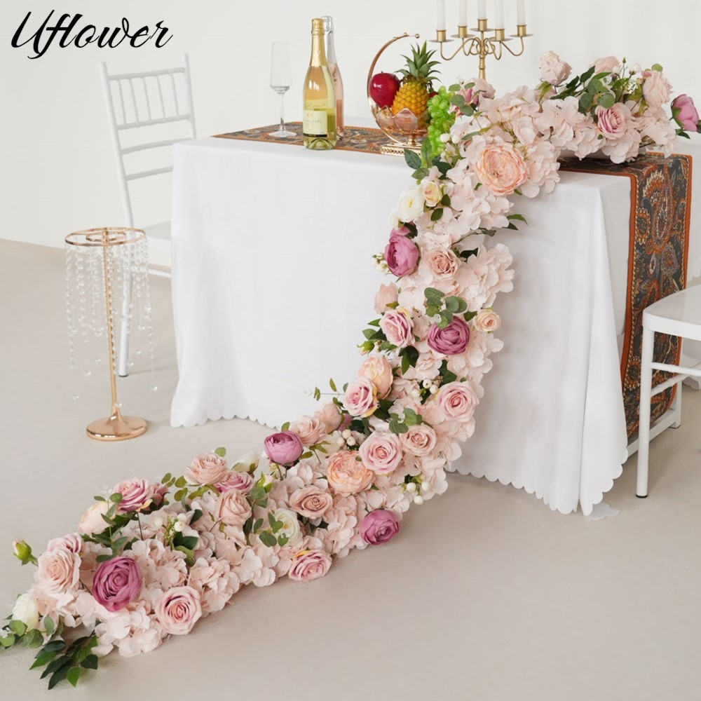 Uflower 200cm Pembe Gül Ortanc - Flower Wall Panel incelemesi ve fiyatı